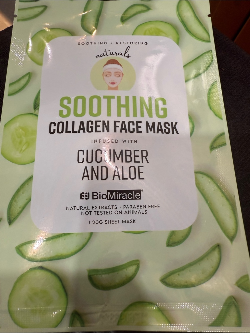 Miracle Soothing Cucumber & Aloe Face Mask - Green